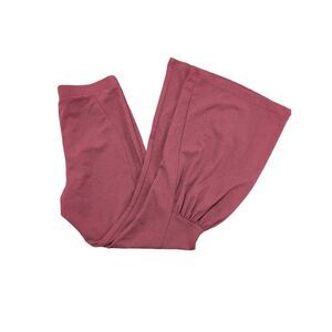 Like an Angel Burgundy Bell Bottom/Flare Pants Pull On Women's Size L